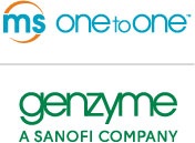 Genzyme/MS One to One logo