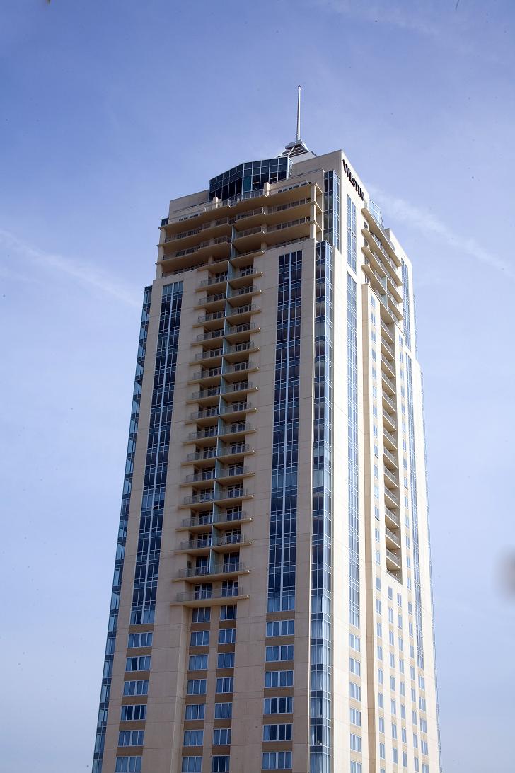 The Westin looking up