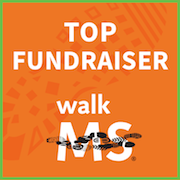 Walk MS Facebook Profile – Top Fundraiser